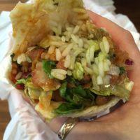 Sweet Potato Chilli Vegan Burrito at Zapatista Burrito Bar - Ridley Place in Newcastle Upon Tyne