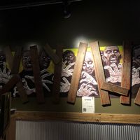 Fun decor at Zombie Burger in Des Moines