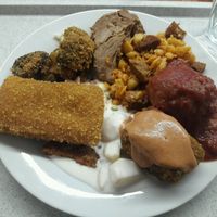 A collection of Hungarian foods at 827 Speciality Kitchen - Zsilip in Budapest