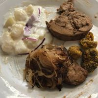 Plate for ~ 3€ / 915 HUF at 827 Speciality Kitchen - Zsilip in Budapest