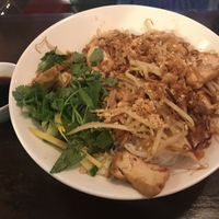 Rice noodles with tofu  at YUMI in Hamburg