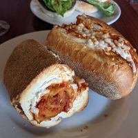 Eggplant parmigiana hero at Pazzo Wood Fired Pizza in Wading River
