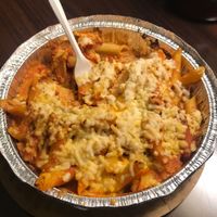 Vegan ziti (follow your heart cheese)   at Pazzo Wood Fired Pizza in Wading River