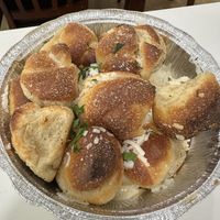 Vegan garlic knots  at Pazzo Wood Fired Pizza in Wading River