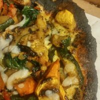 Traditional Vegan Woodfired Pizza. at Pazzo Wood Fired Pizza in Wading River