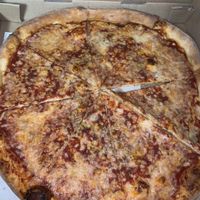 Regular vegan pie  at Pazzo Wood Fired Pizza in Wading River