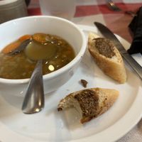 taste like water and veggies  at La Cabane a Tuque in Mont-tremblant