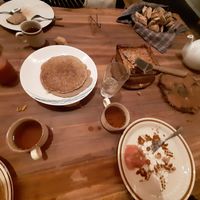 Desert at La Cabane a Tuque in Mont-tremblant