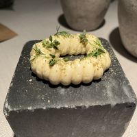 Vegan herbed butter  at VeVe in Copenhagen