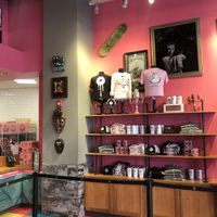 Lots of merch.  at Voodoo Doughnut in Universal City