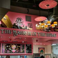 The interior at Voodoo Doughnut in Universal City