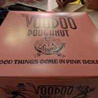 Cool boxes at Voodoo Doughnut in Universal City