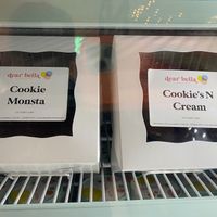 vegan ice cream cakes ready to go!  at Dear Bella Creamery in Hollywood