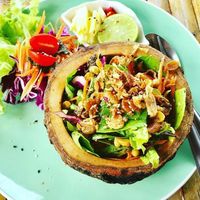 Nut salad at Pure Vegan Heaven in Koh Phangan