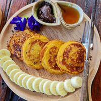 Pancakes at Pure Vegan Heaven in Koh Phangan