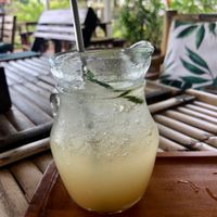 Refreshing Ginger and Lime Soda  at Pure Vegan Heaven in Koh Phangan