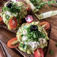 Avocado and Feta Toast  at Pure Vegan Heaven in Koh Phangan