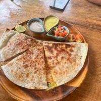 Avocado quesadilla  at Pure Vegan Heaven in Koh Phangan