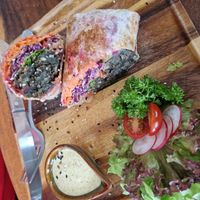 Falafel Wrap at Pure Vegan Heaven in Koh Phangan