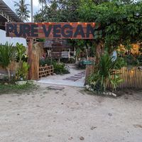 Restaurant entry at Pure Vegan Heaven in Koh Phangan