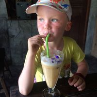 a tasty and healthy smoothie starter at Pure Vegan Heaven in Koh Phangan