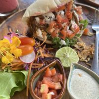 Pita with mushrooms   at Pure Vegan Heaven in Koh Phangan