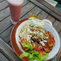 great healthy food at Pure Vegan Heaven in Koh Phangan