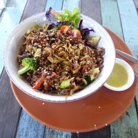 Gebratener Reis mit Curry und Gemüse at Pure Vegan Heaven in Koh Phangan