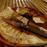 Quesadillas at Pure Vegan Heaven in Koh Phangan