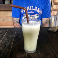 Coconut kefir lasse at Pure Vegan Heaven in Koh Phangan