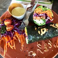 Veggie wrap  at Pure Vegan Heaven in Koh Phangan