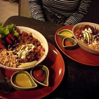 Mexican vegan bowl.  at Pure Vegan Heaven in Koh Phangan