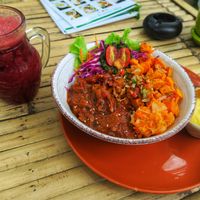 BBQ Jackfruit at Pure Vegan Heaven in Koh Phangan
