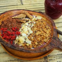 Peanut Açai Bowl at Pure Vegan Heaven in Koh Phangan