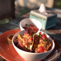 Tacos were soooo goood!! at Pure Vegan Heaven in Koh Phangan