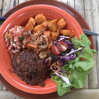 BBQ Jackfruit Pokè Bowl  at Pure Vegan Heaven in Koh Phangan