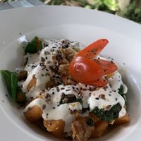 Sweet potato gnocchi  at Pure Vegan Heaven in Koh Phangan