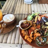 This was all UNDER 200B! at Pure Vegan Heaven in Koh Phangan