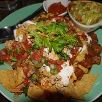 Nachos at Pure Vegan Heaven in Koh Phangan