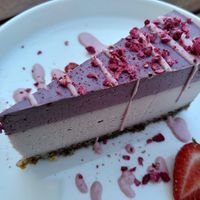 Cheesecake at Pure in Luxembourg City