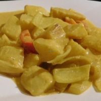 Potato curry at Loving Hut 愛家 - KITEC in Kowloon