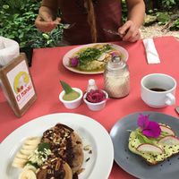 Enchiladas  at El Manatí in Bacalar