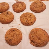 Vegan carrot cake Nutella cookies at Chök in Barcelona