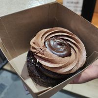 Cupcake de chocolate at Chök in Barcelona