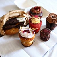 Muffins & cookies we got at Chök in Barcelona