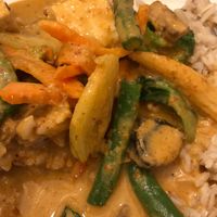 Parang  curry jay at Bangkok Happy Bowl in Breckenridge