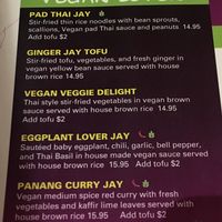 Menu April ‘18 at Bangkok Happy Bowl in Breckenridge