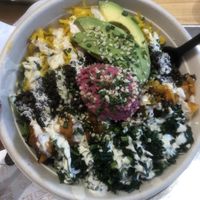 Macro bowl  at Vibe Organic Kitchen & Juice in Newport Beach