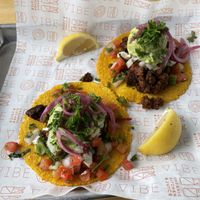  Walnut tacos:)  at Vibe Organic Kitchen & Juice in Newport Beach