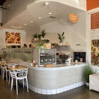 Service counter   at Vibe Organic Kitchen & Juice in Newport Beach
